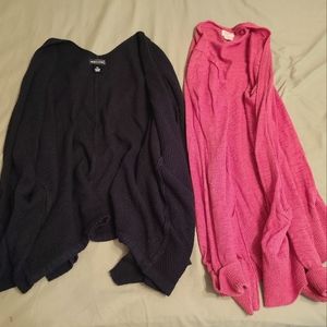 Lot of 2 cardigan sweaters S/M/L